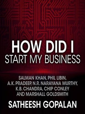 cover image of How Did I Start My Business